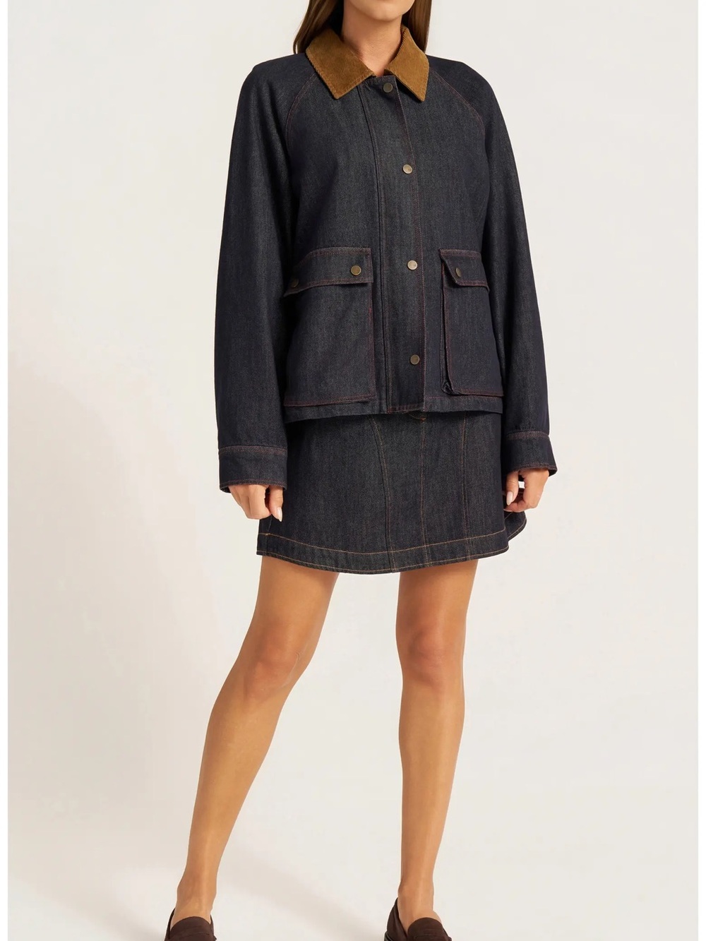 Matty M jacket with matching skirt